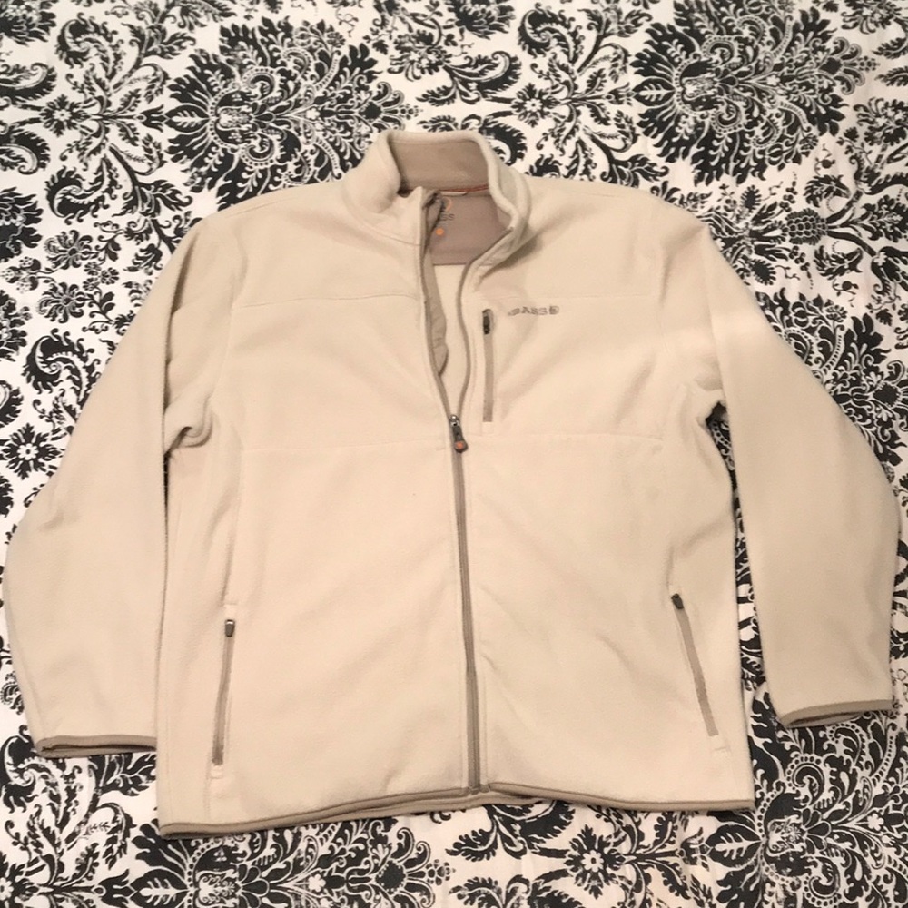 Beige fleece jacket